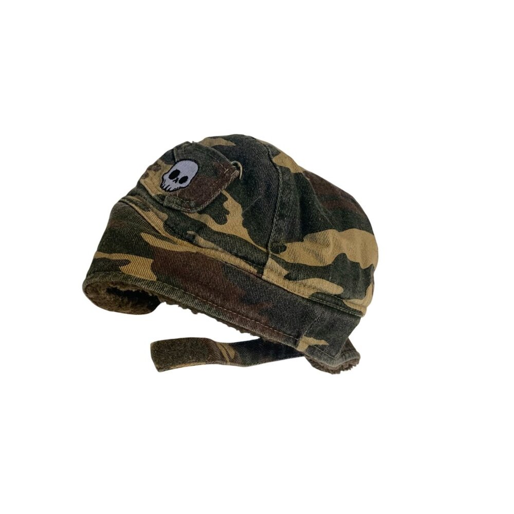 ABG Accessories Boys Infant Baby One Size Fur Lined Camo Winter Cap Hat